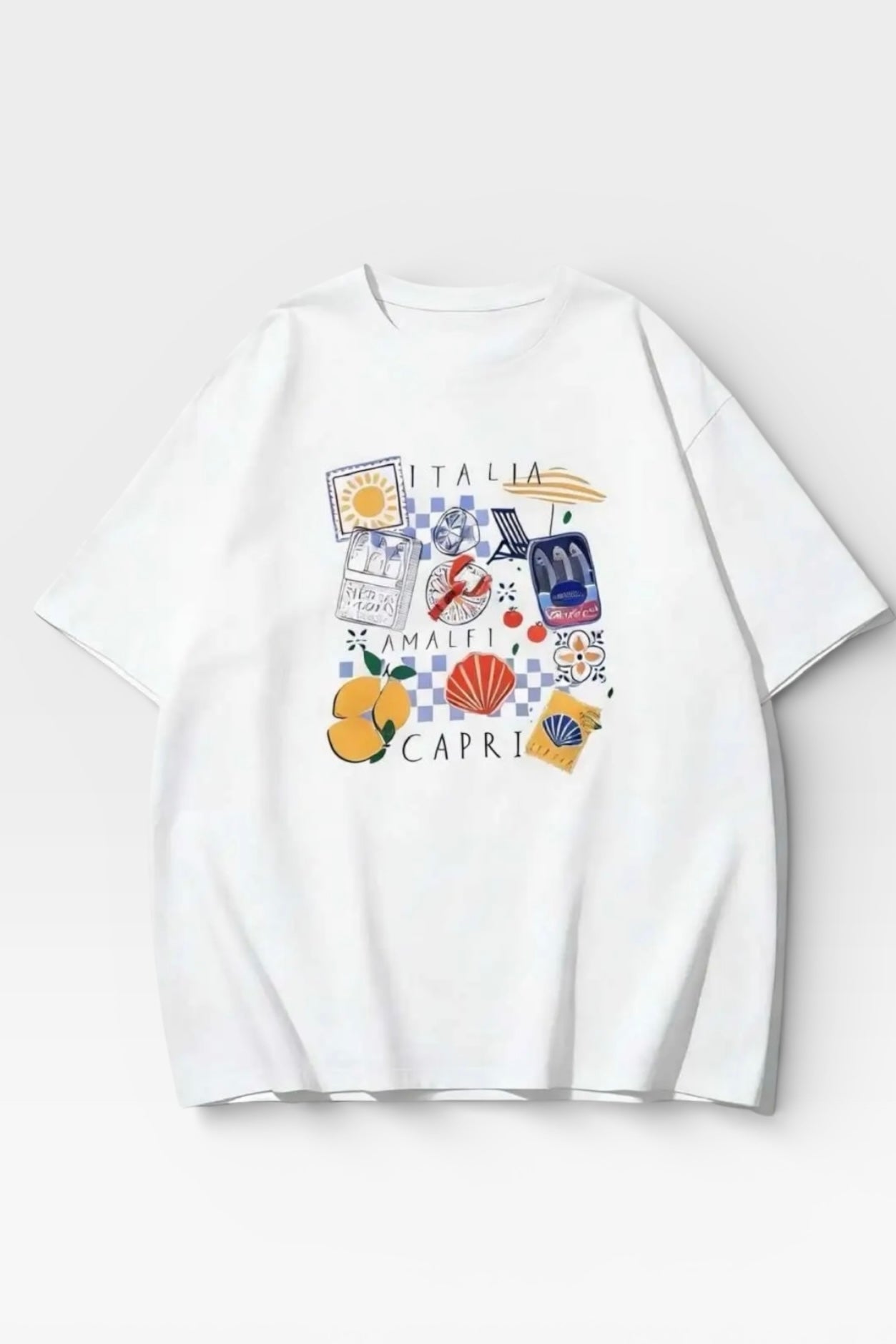 Charizma - Oversized Μακό T-Shirt Capri