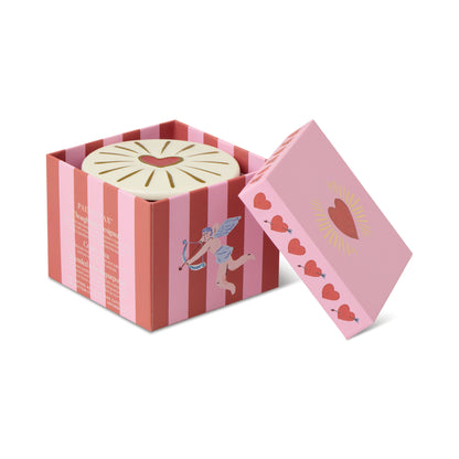 Paddywax Charmed Heart Wild Fig & Rose - κερί σόγιας σε πράσινο γυάλινο δοχείο 226gr