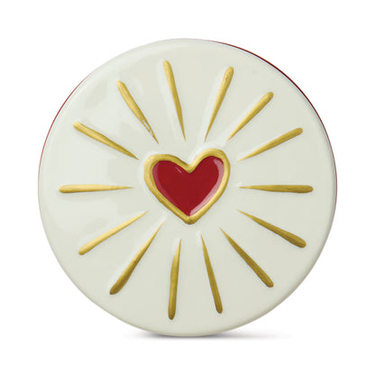 Paddywax Charmed Heart Wild Fig & Rose - κερί σόγιας σε πράσινο γυάλινο δοχείο 226gr