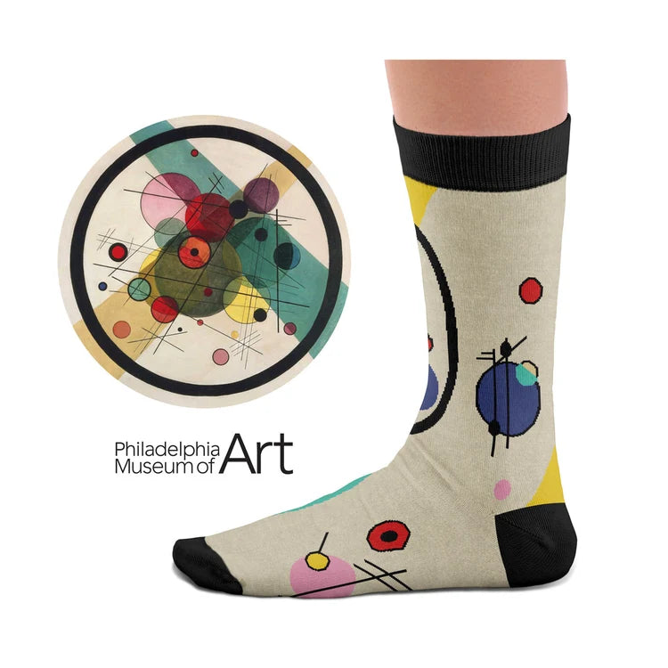 Sock Affairs - Circles in a Circle by Wassily Kandinsky