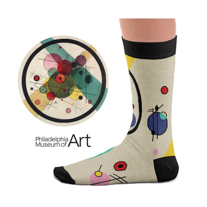 Sock Affairs - Circles in a Circle by Wassily Kandinsky
