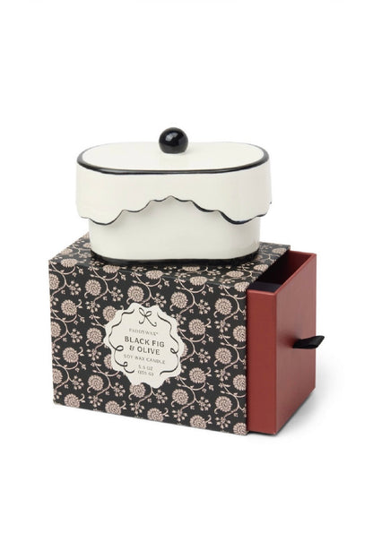 Paddywax Cherie - Black Fig & Olive Φυτικό Κερί 155gr σε κεραμικό δοχείο
