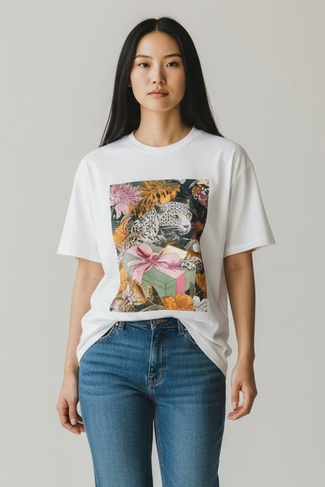 Charizma - Oversized Μακό T-Shirt Panther Gift