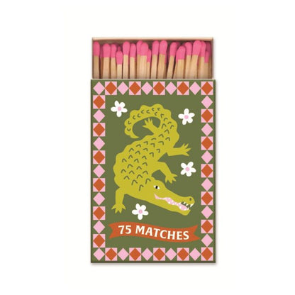 Paddywax A dopo Crocodile - Κεραμικό κερί σόγιας, Prickly Pear 226gr & Σπίρτα 75 τεμ