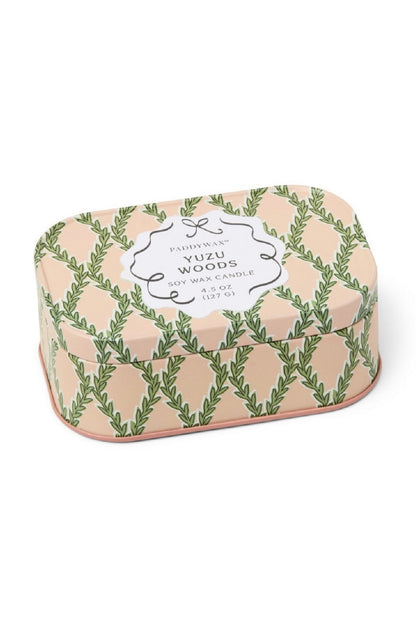 Paddywax Cherie - Yuzu Woods Φυτικό Κερί 127gr σε μεταλλικό δοχείο-κονσέρβα