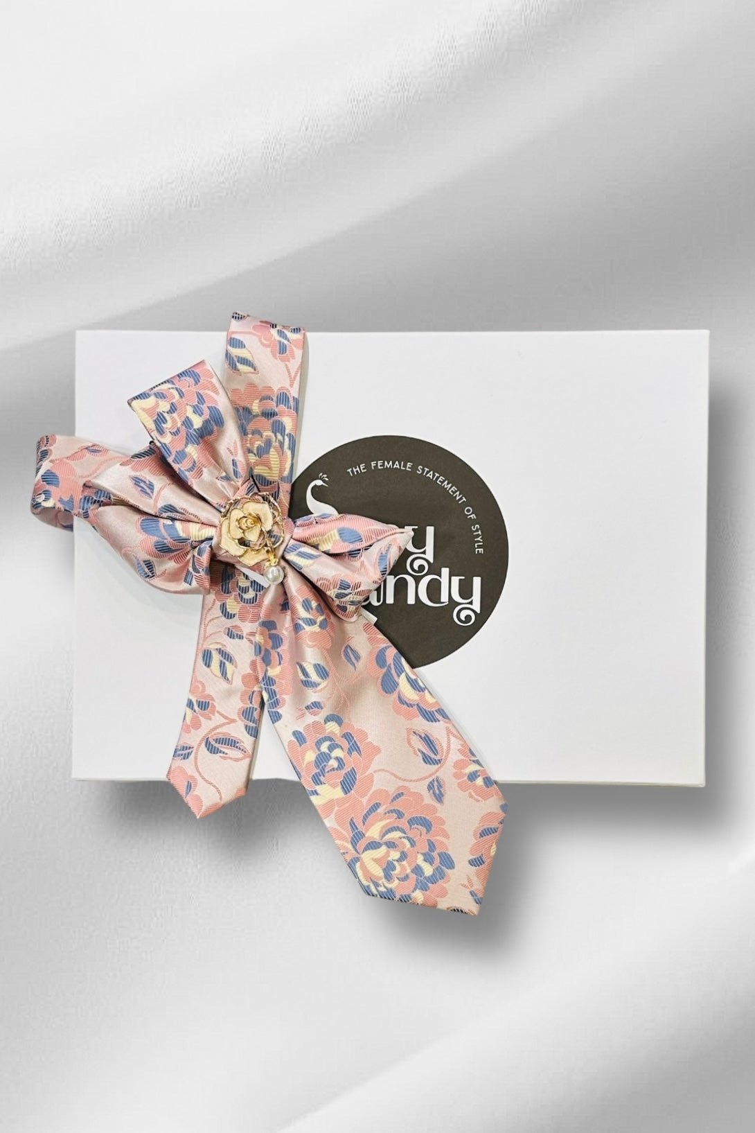 My Dandy- Ascot Necktie “Maison Rose”