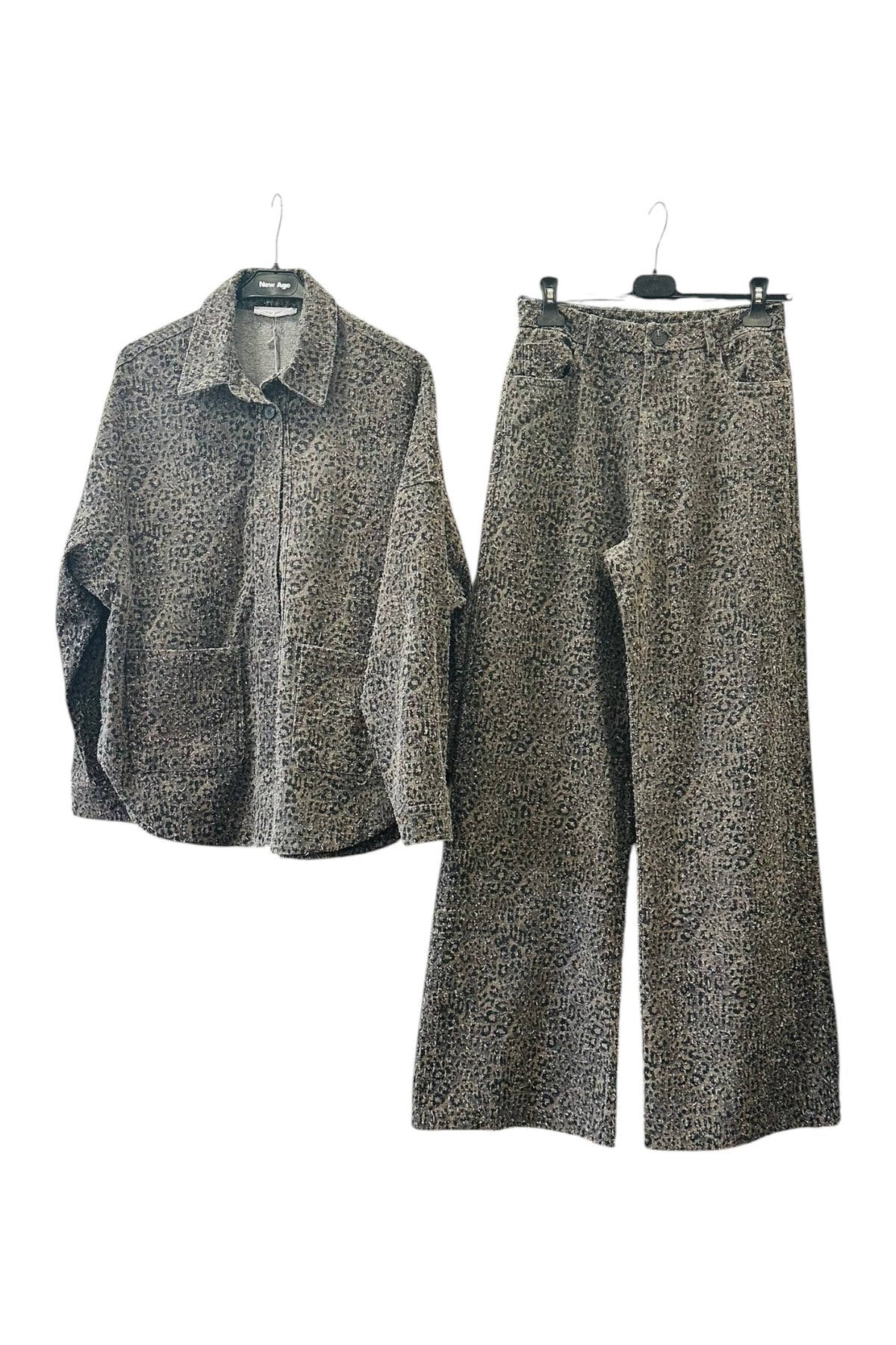 New Age - Anima - Denim Leopard Πουκάμισο - Πανωφόρι