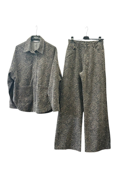 New Age - Anima - Denim Leopard Πουκάμισο - Πανωφόρι