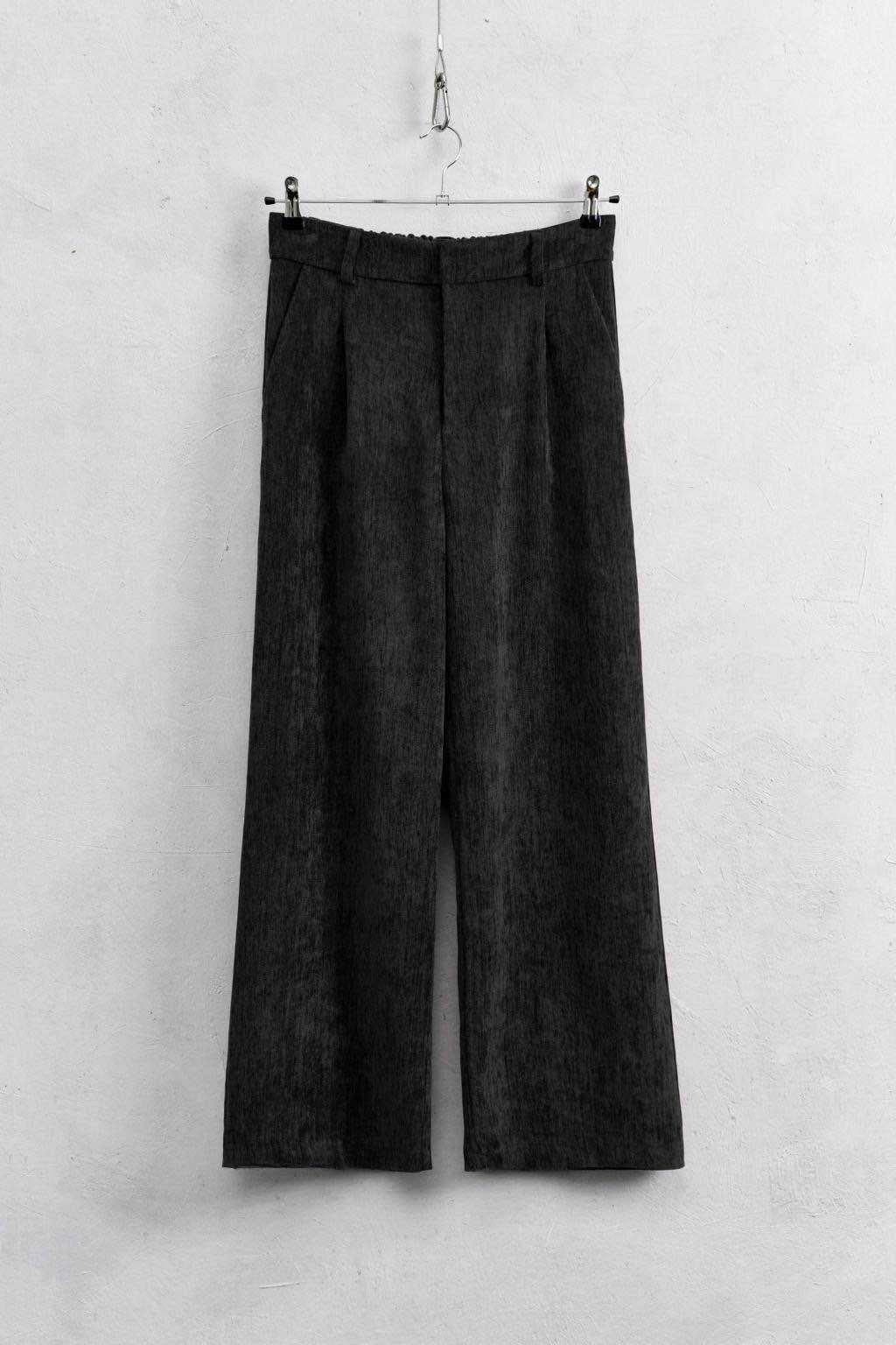 Lumina - Παντελόνι με Λάστιχο Πίσω, Πλαϊνές Τσέπες & Φερμουάρ Μαύρο