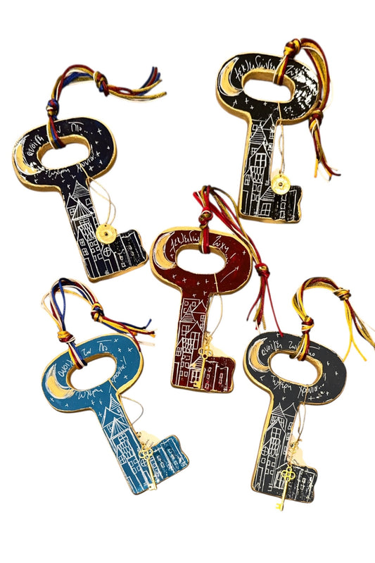 Ψαρόνι - Κεραμικό Γούρι Κλειδί