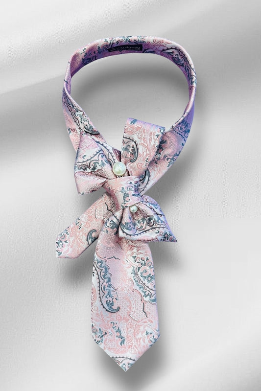 My Dandy- Ascot Necktie Dusky Rose