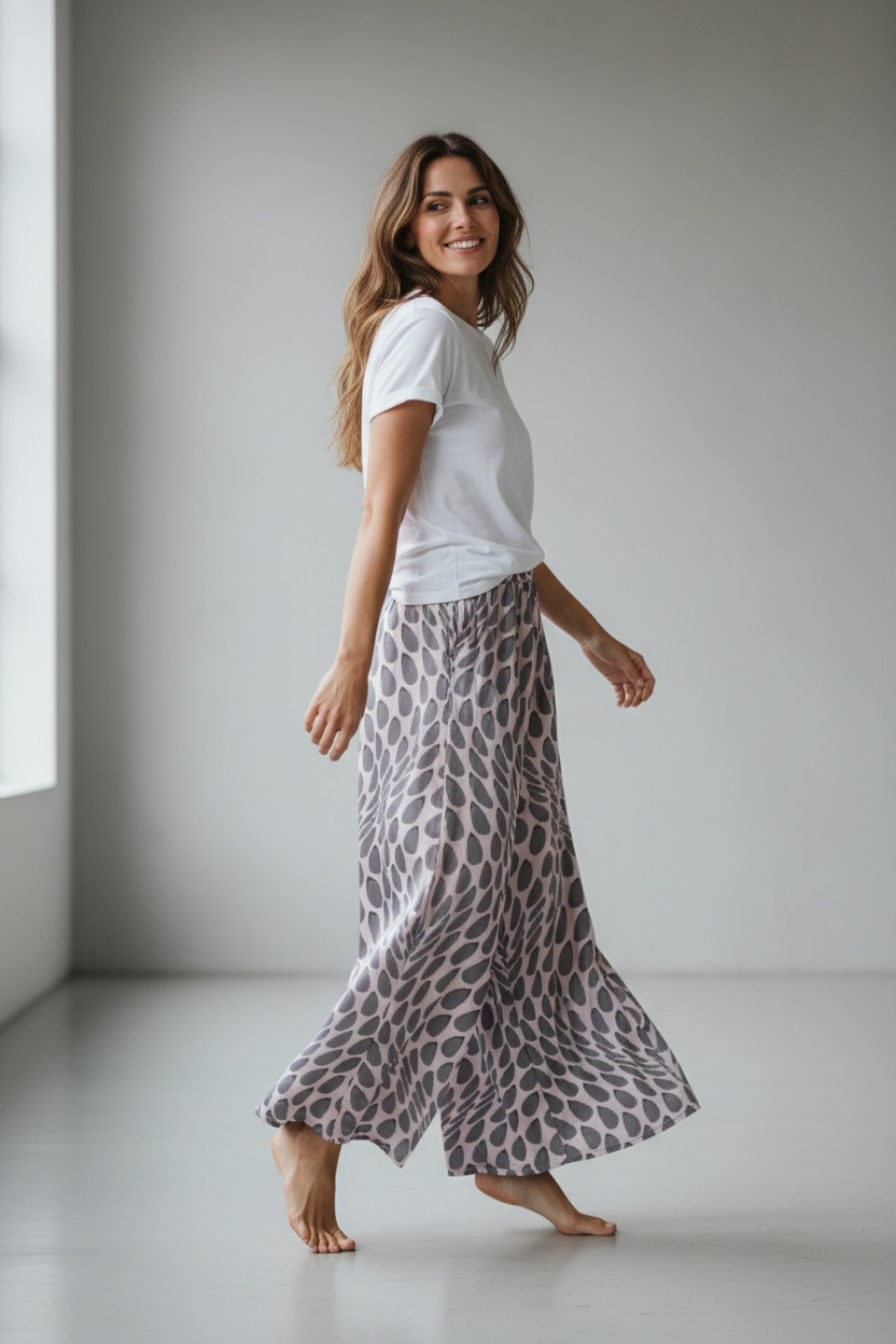 Anlyta - Παντελόνα Claudette Camel Grey