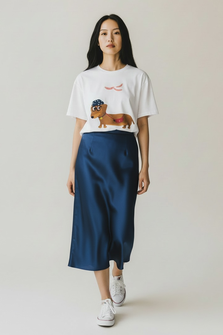 Charizma - Oversized Μακό T-shirt Dachshund