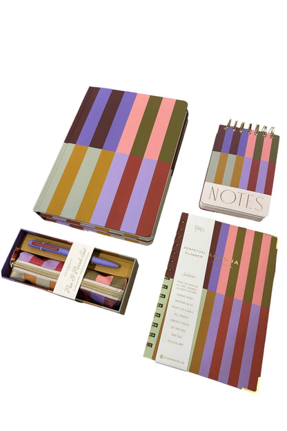 Designworks Jumbo Soft Touch Journal - Bold Stripes Σημειωματάριο