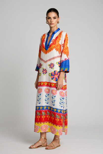 New Age - Premium Limited Edition Maxi Φόρεμα Καφτάνι Symi - T1