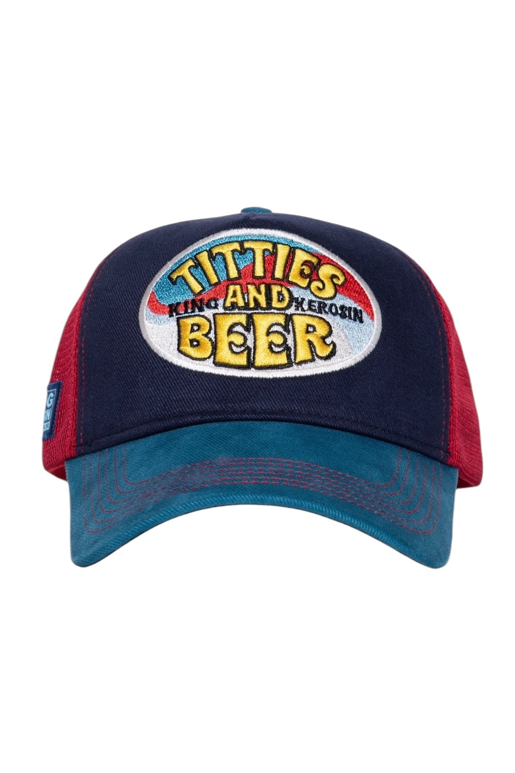King Kerosin - Καπέλο Jockey «Titties & Beer» Blue