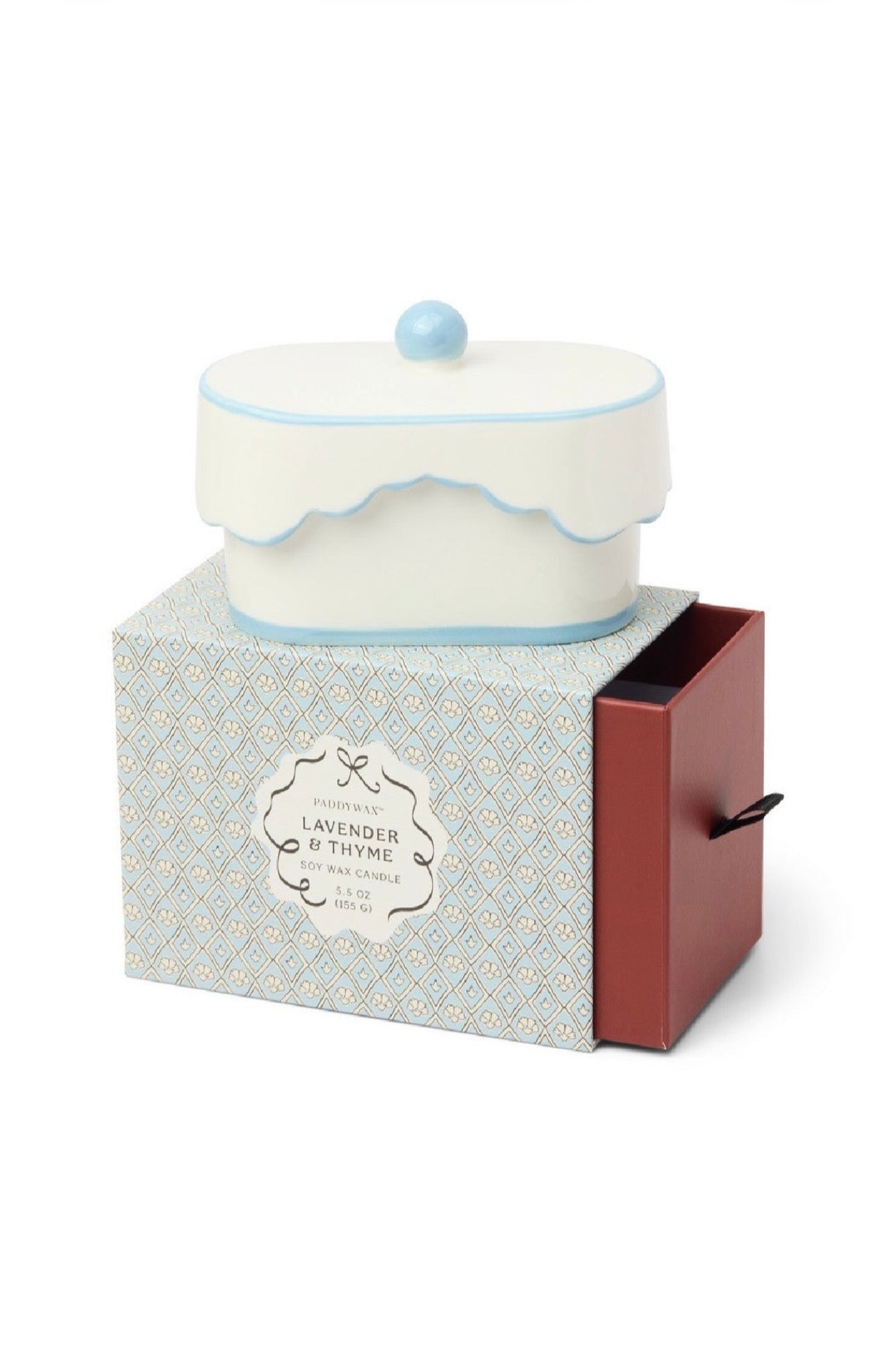 Paddywax Cherie - Lavender & Thyme Φυτικό Κερί 155gr σε κεραμικό δοχείο