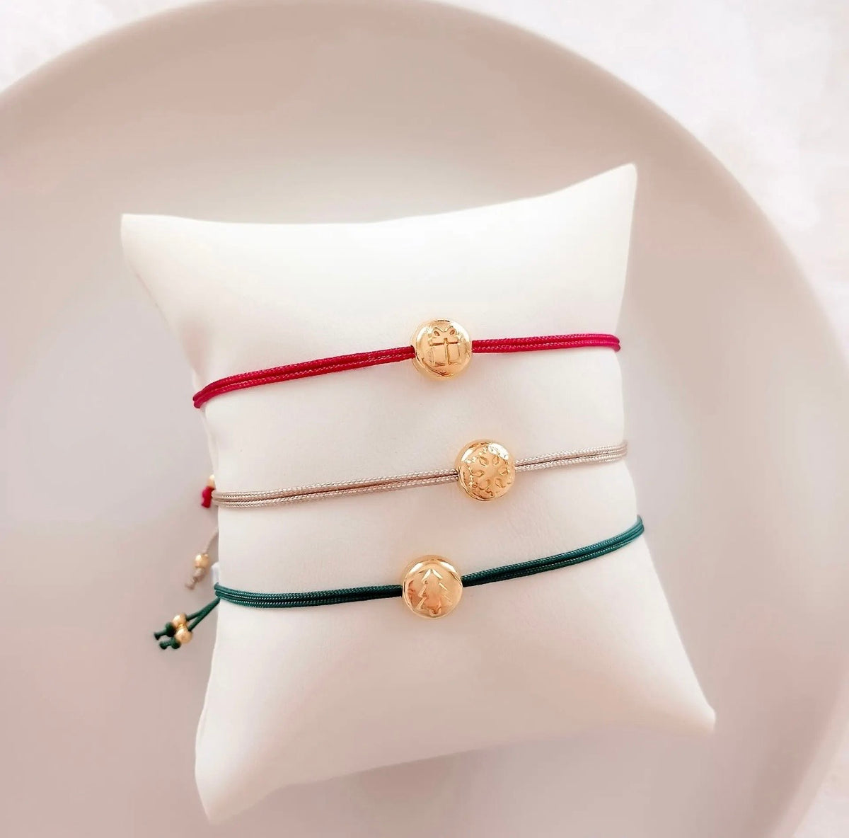 Queen Handmade Creations - Βραχιόλι Δέντρο με Χρυσό Επιχρυσωμένο Στοιχείο σε Κάρτα Δώρου