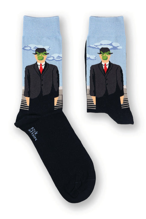 Sock Affairs - Son of a Man by René Magritte