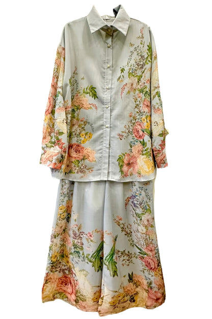 Charizma - Σετ Πουκάμισο & Παντελόνα Floral Oversized