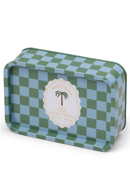 Paddywax A dopo Palm Tree κερί σόγιας μεταλλικό δοχείο, Lush Palms 226gr