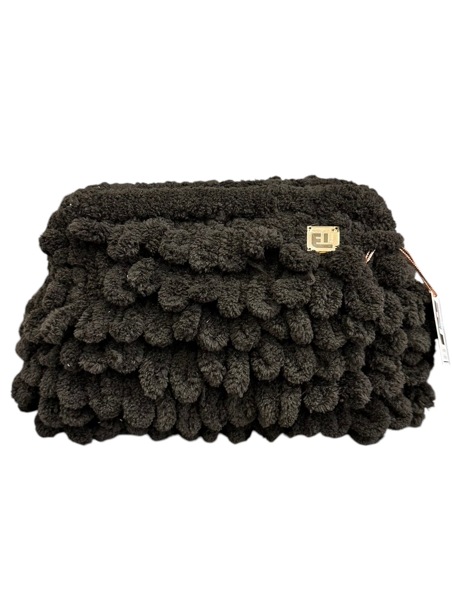 EL Theory- Eleanor Τσαντάκι Clutch Μαύρο