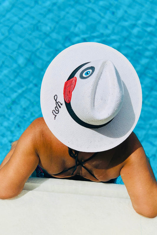 Liebe Anta -Καπέλο Fedora I Love You