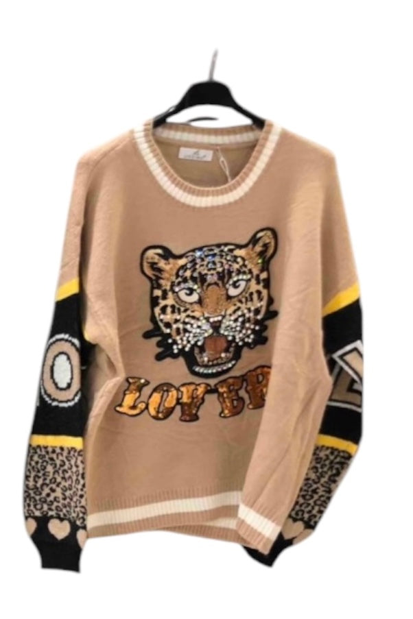 Charizma Πουλόβερ Πλεκτό Τίγρης (2 χρώματα)