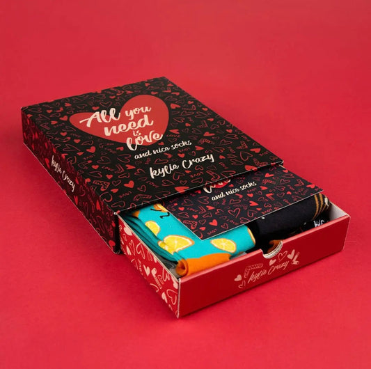 Kylie Crazy - Seamless All You Need Is Love Πακέτο με 4 Αντρικές Κάλτσες