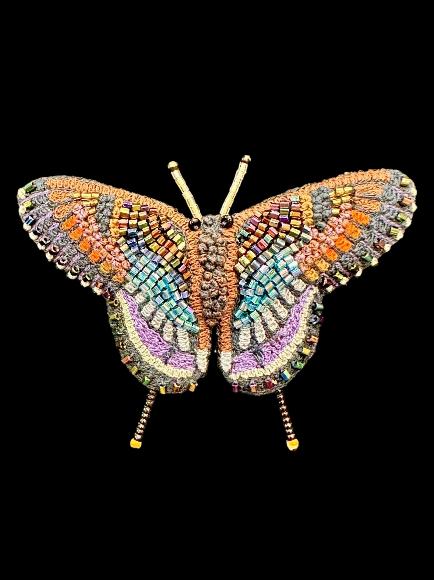 Trovelore - Red Spotted Purple Butterfly Χειροποίητη Καρφίτσα