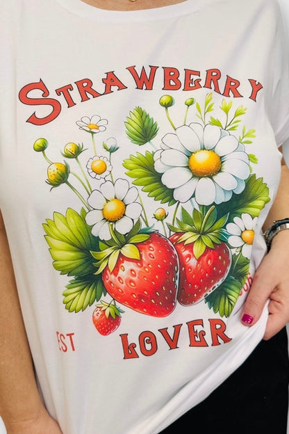 Charizma - T- shirt Μακό Strawberry Lover
