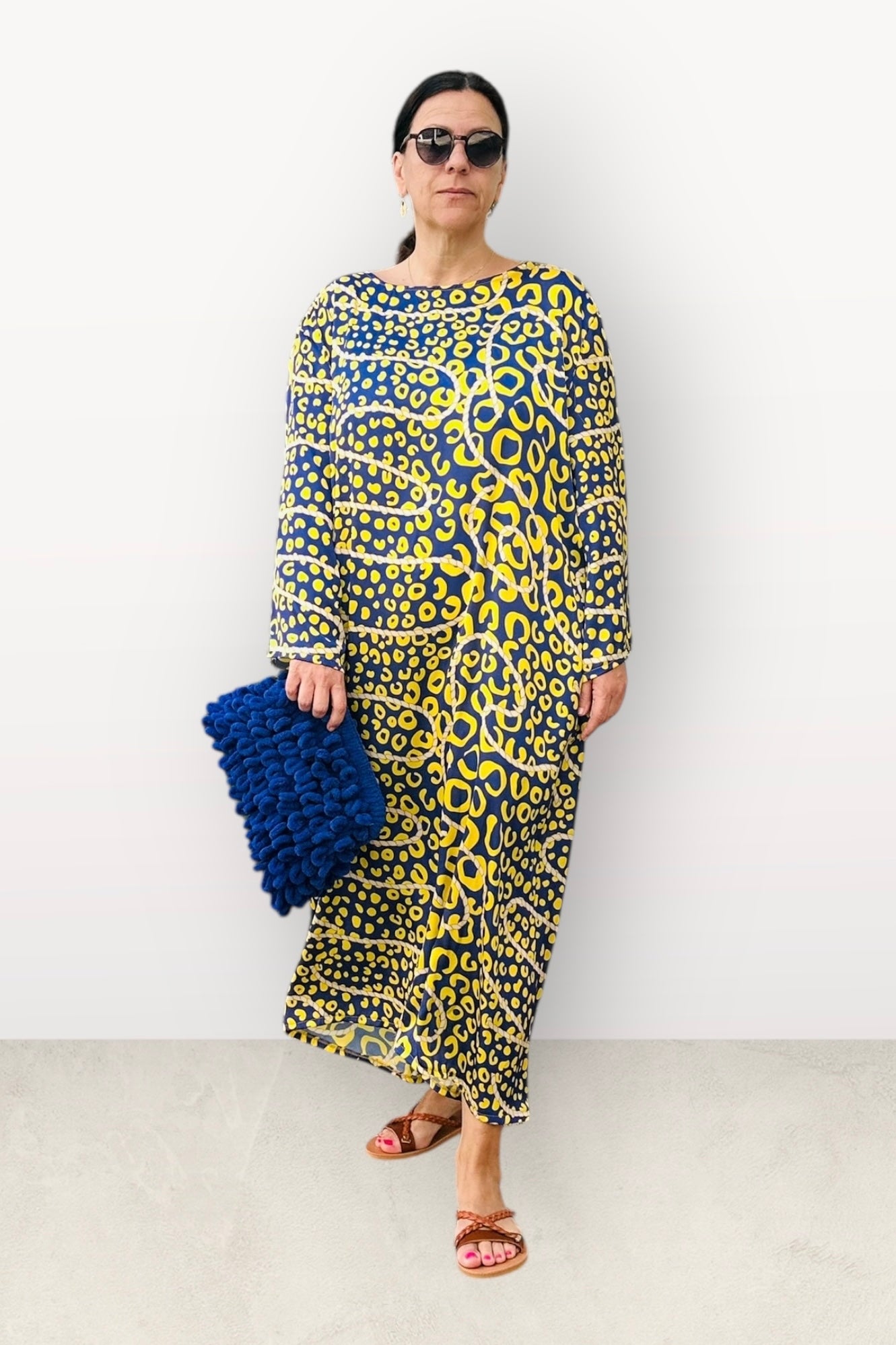 Anlyta- Φόρεμα Silk Touch Pop Cheetah