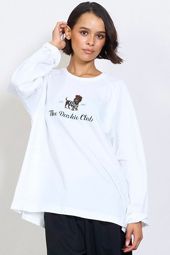 Gioya & Co - Μακρυμάνικη Μπλούζα Oversize - The Dushie Club