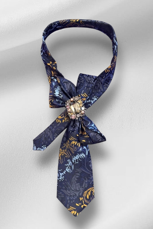 My Dandy- Ascot Necktie Royal Bloom