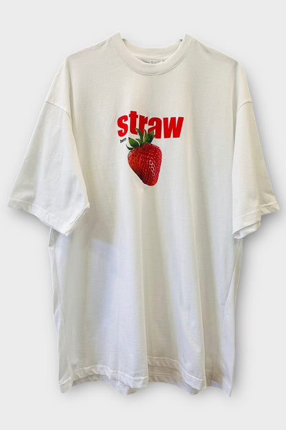 New Age Oversized Μακό T-shirt Strawberry