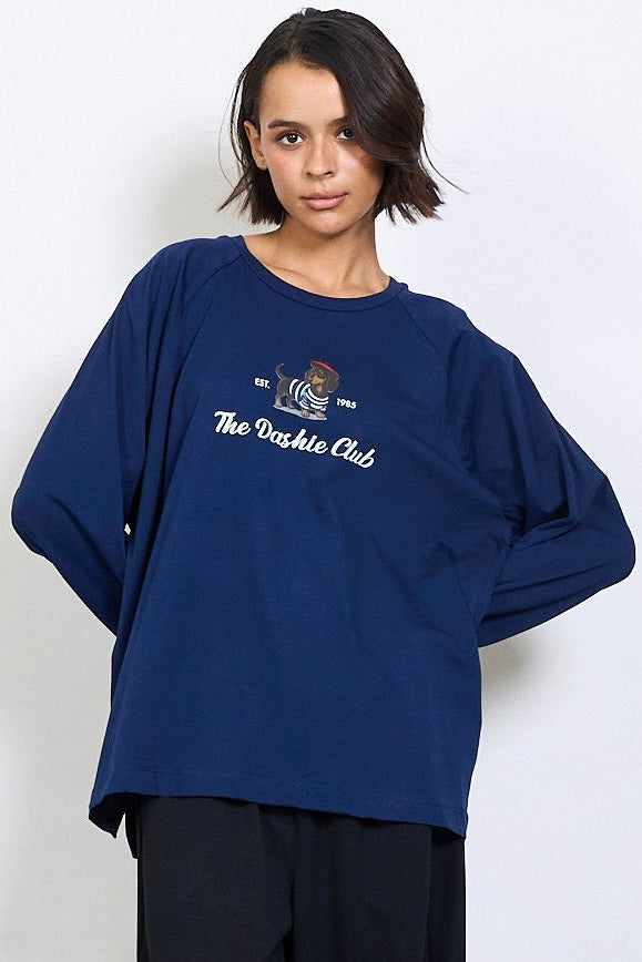 Gioya & Co - Μακρυμάνικη Μπλούζα Oversize - The Dushie Club