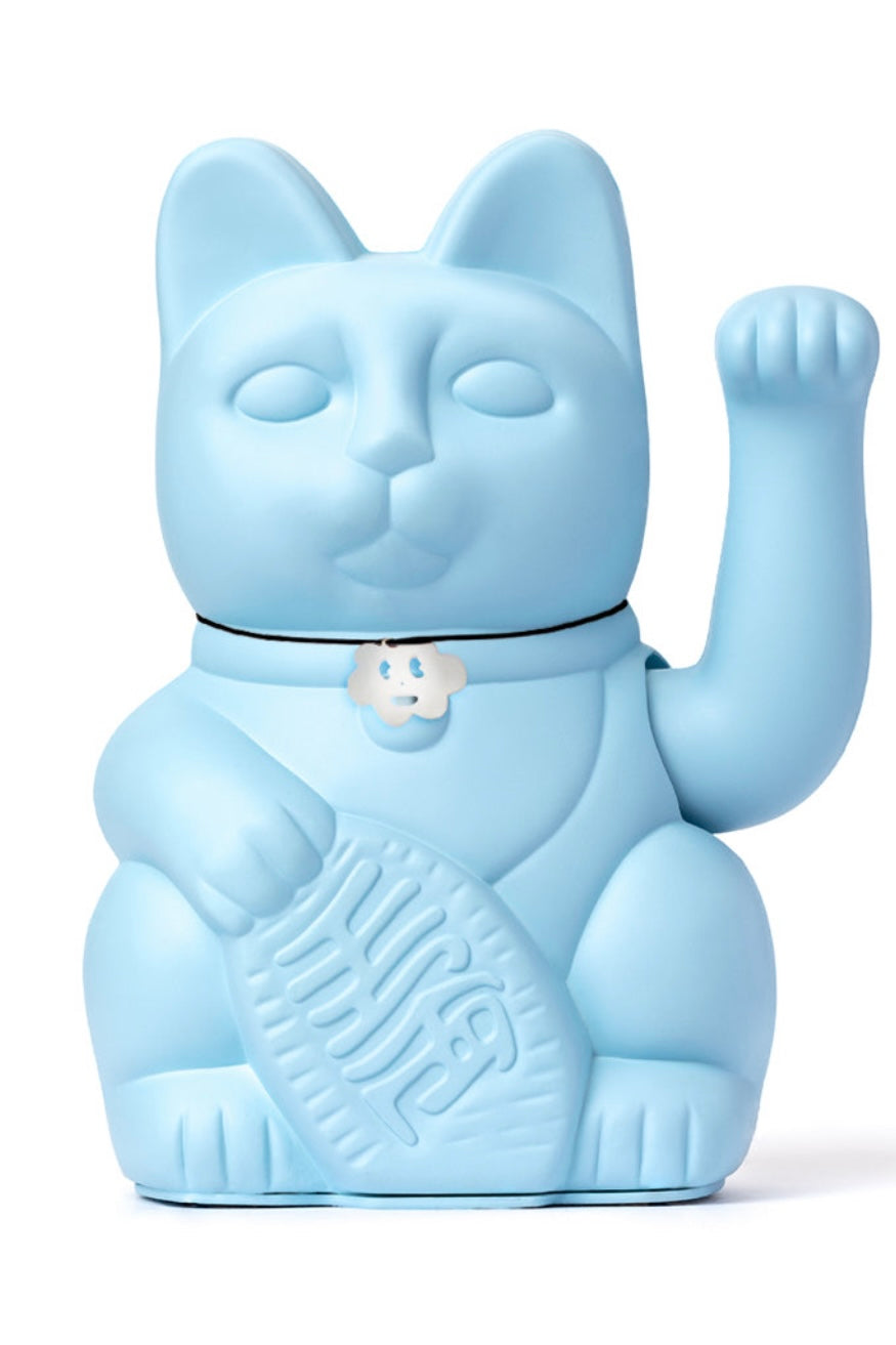 Diminuto Cielo - Διακοσμητικό Επιτραπέζιο Lucky Cat Light Blue
