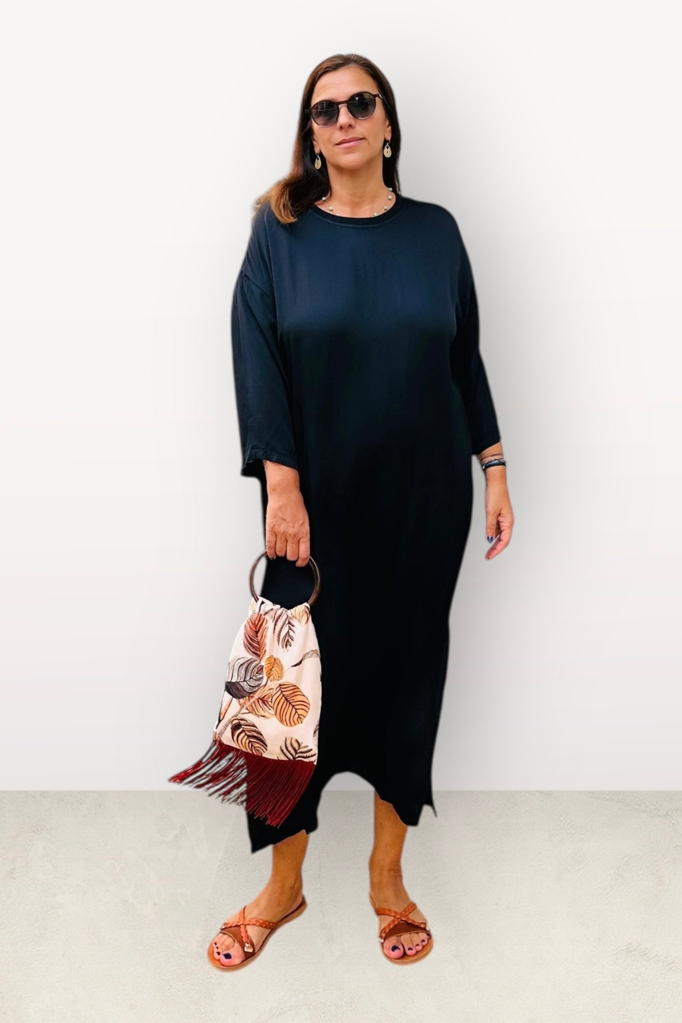 Gioya & Co - Σατέν Μακρύ Φόρεμα