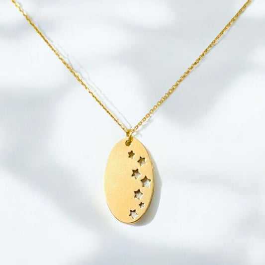 Dora Syrrou - Κολιέ Μοτίφ Επίχρυσο “Stars”