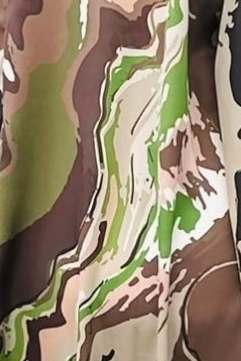 Anlyta- Φόρεμα Silk Touch Barbara Army
