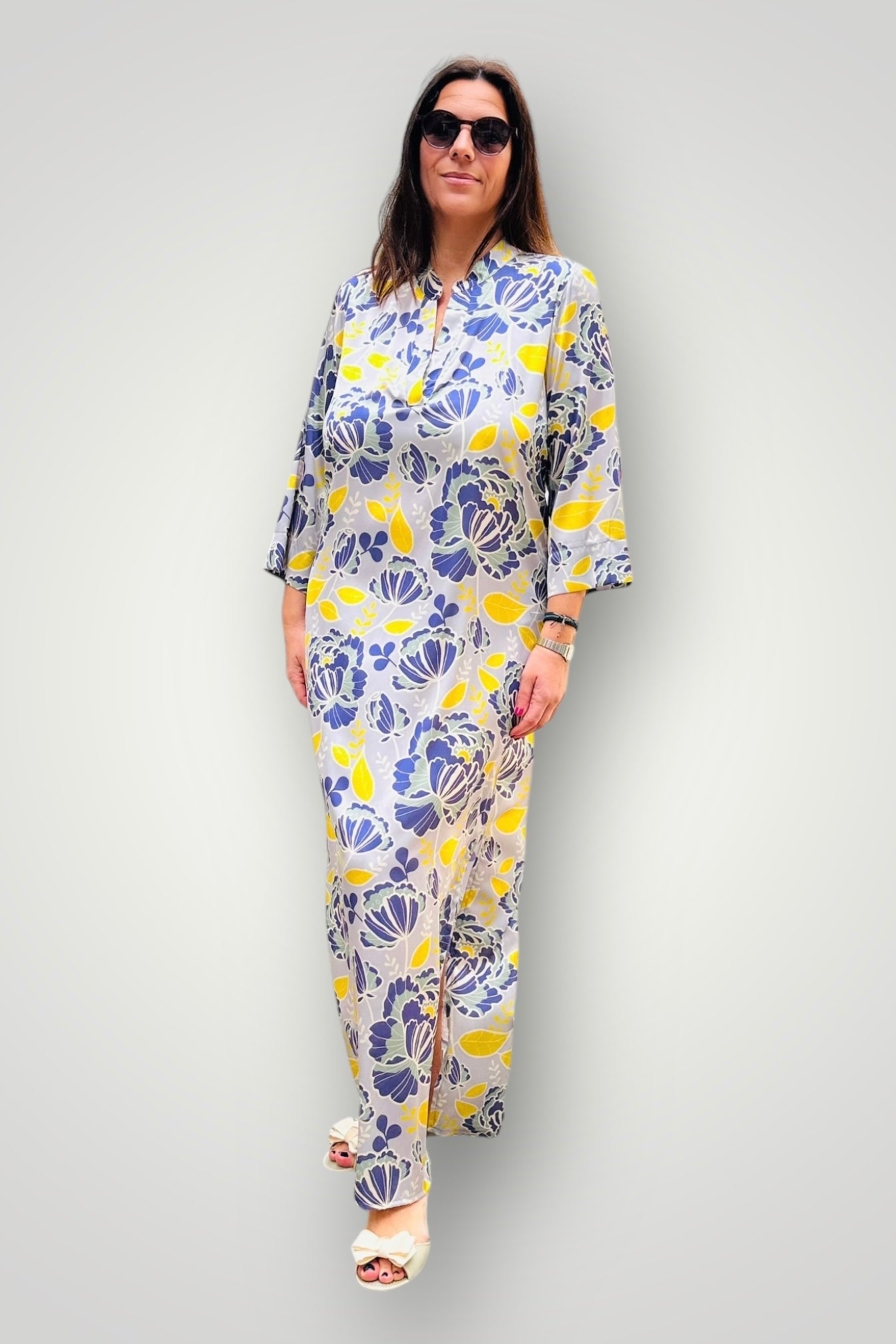 New Age - Maxi Φόρεμα Καφτάνι Santorini 1