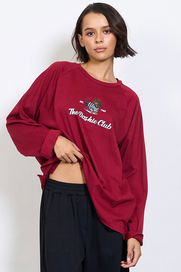 Gioya & Co - Μακρυμάνικη Μπλούζα Oversize - The Dushie Club