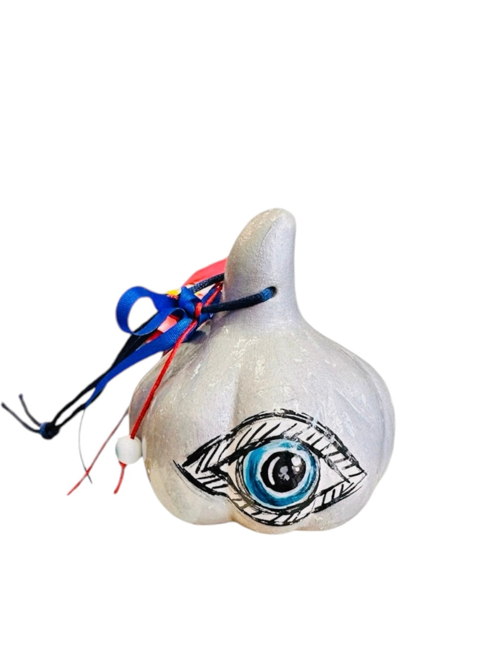 Ψαρόνι - Κεραμικό Γούρι Σκόρδο με Μάτι