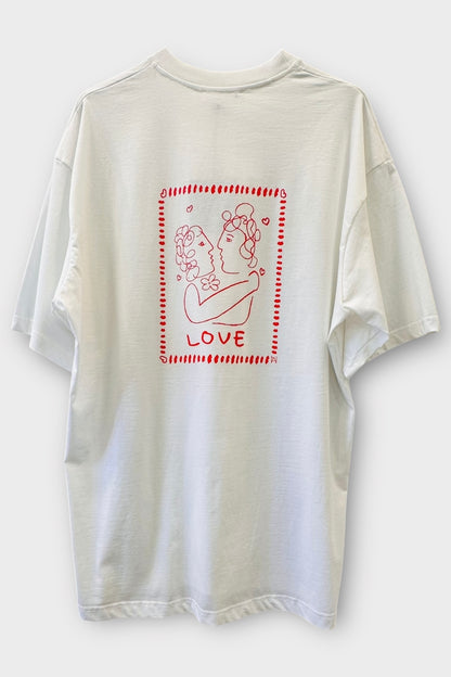 New Age Oversized Μακό T-shirt Let's Celebrate Love