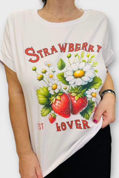 Charizma - T- shirt Μακό Strawberry Lover