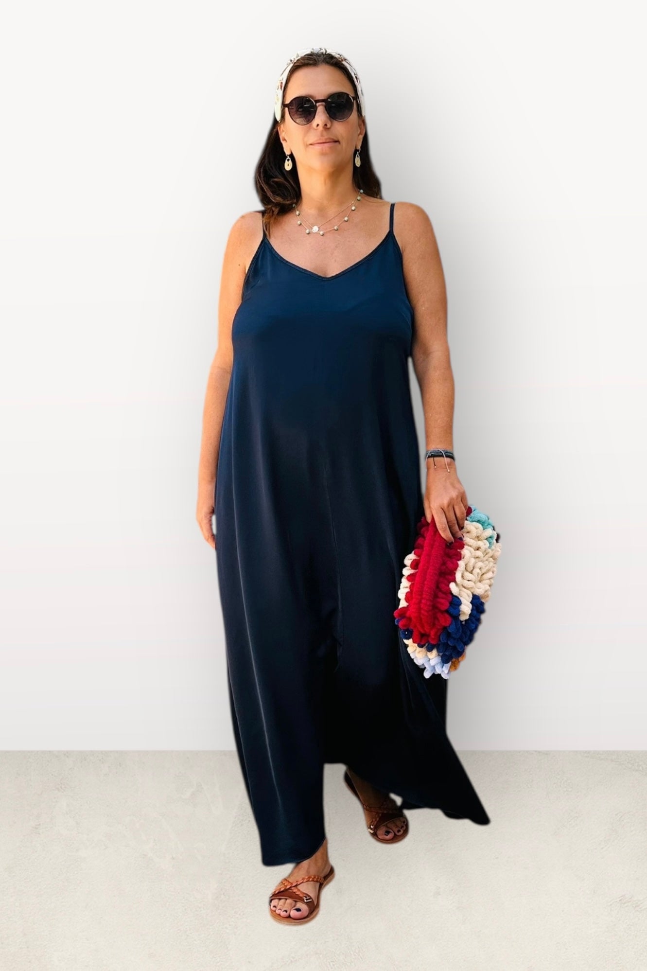 Charizma - Φόρεμα Silk-Touch Maxi με Τιραντάκι