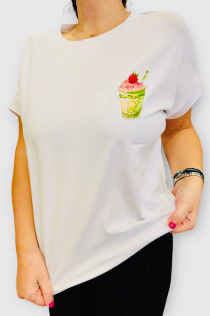 Charizma - T- shirt Μακό Strawberry Matcha