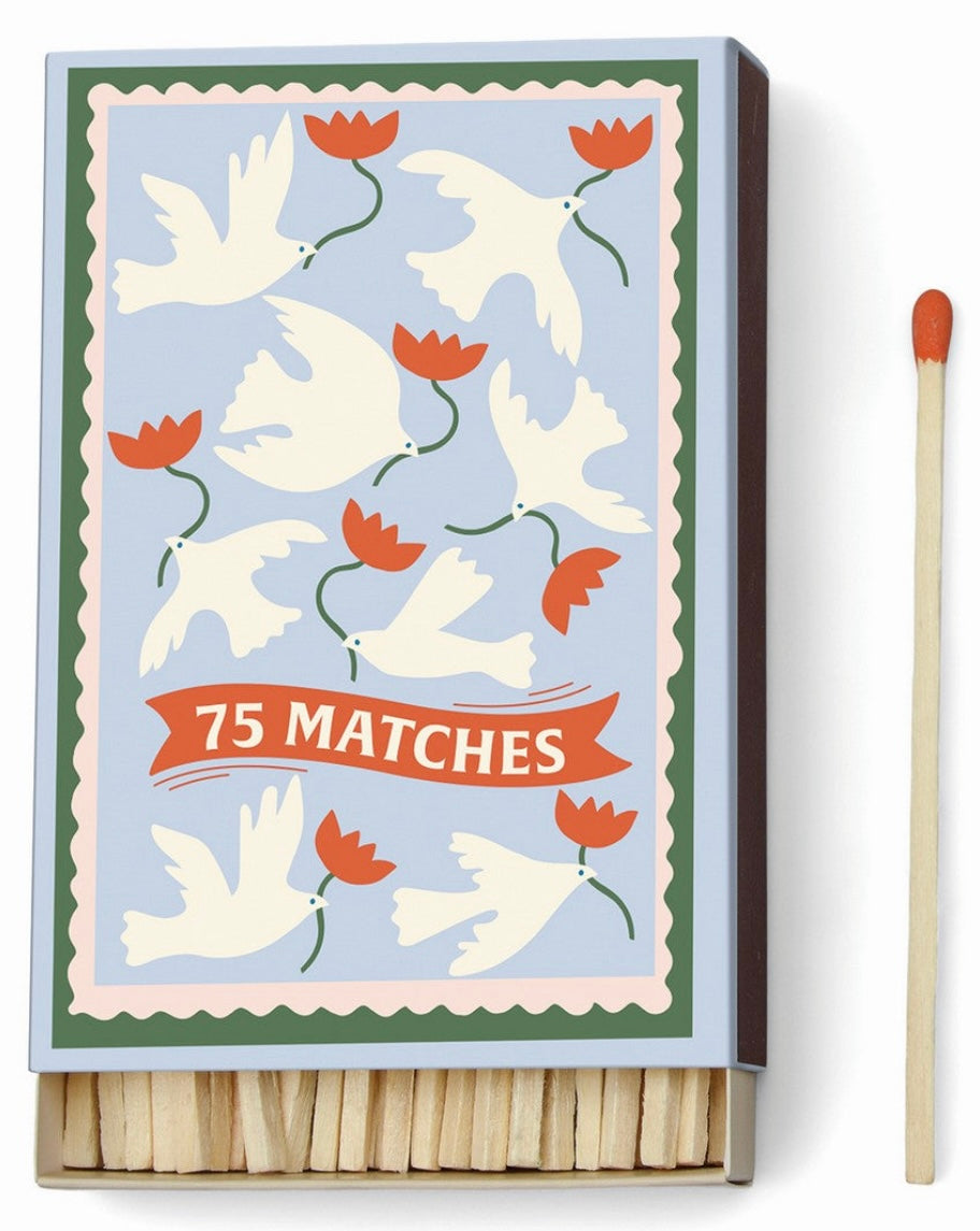 Paddywax A dopo Flower - Κεραμικό κερί σόγιας, Cactus Flower 226gr & Σπίρτα 75 τεμ