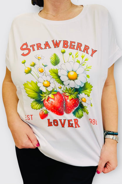 Charizma - T- shirt Μακό Strawberry Lover
