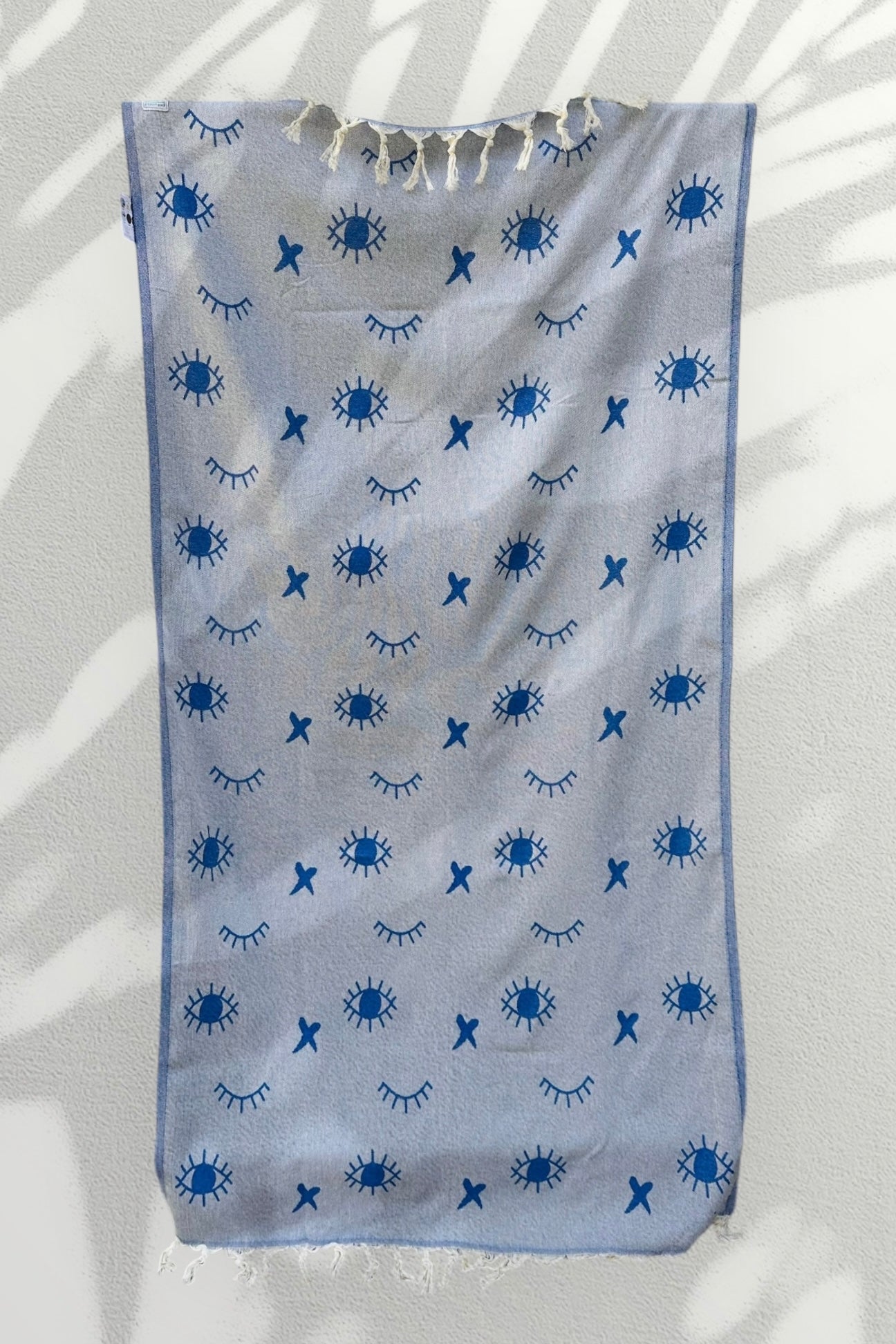 Pnt World - Pestemal Πετσέτα Πολυχρηστική & Στιλάτη Eyes Μπλε Έντονο